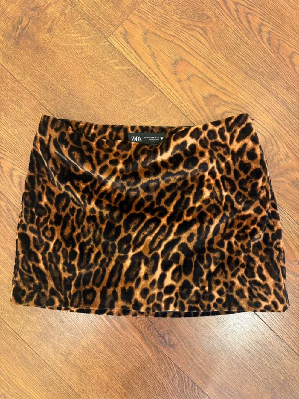 Zara Leopard-Print Mini Skirt - Brown & Black